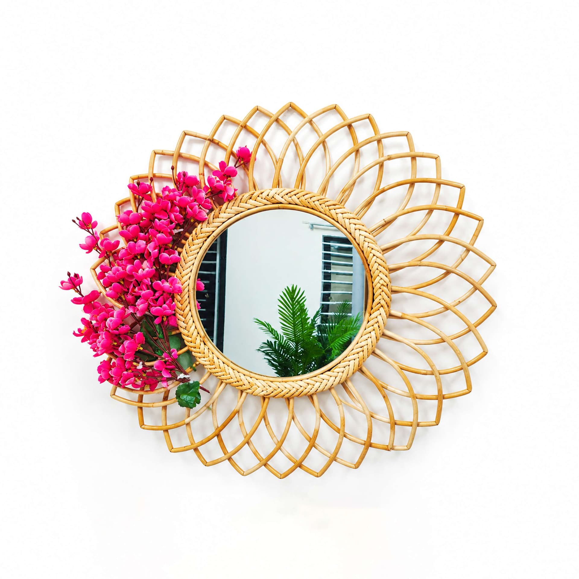 Beter Mirror 24 Inc With Cherry Blossom Flower