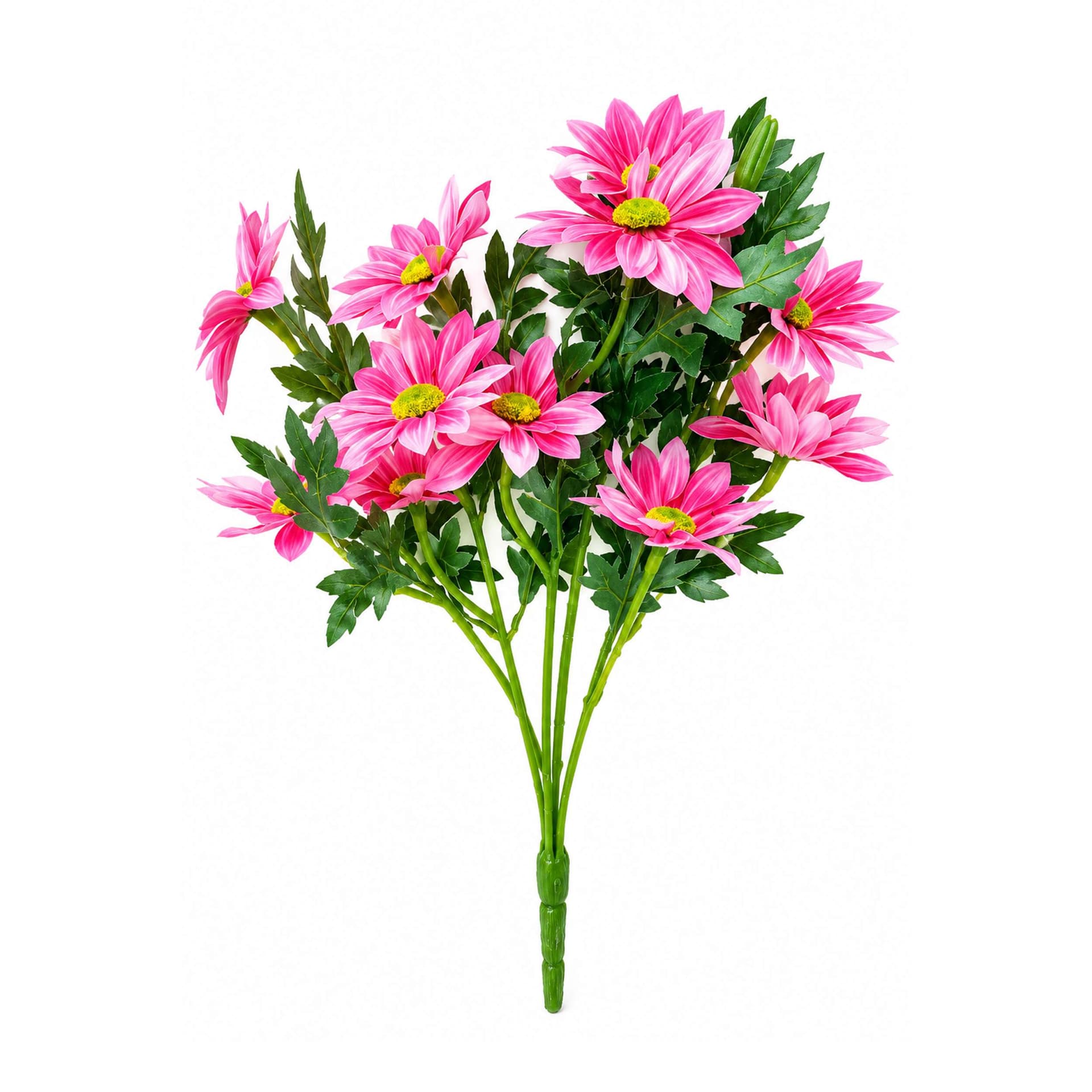 Deep Pink Zinia Flower Stick