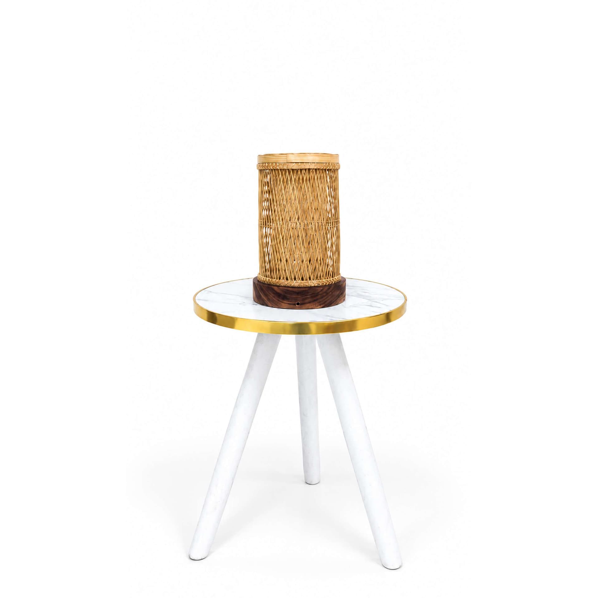 Cylinder Double Layer Table Lampshade 2